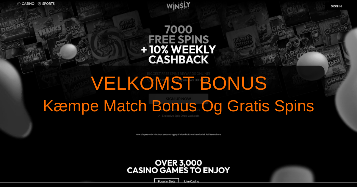 Winsly Casino Danmark - Officielt licenseret online casino